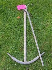 8 Kilo Galvanised  Fisherman Folding Boat Hard Ground Anchor Garden Display   