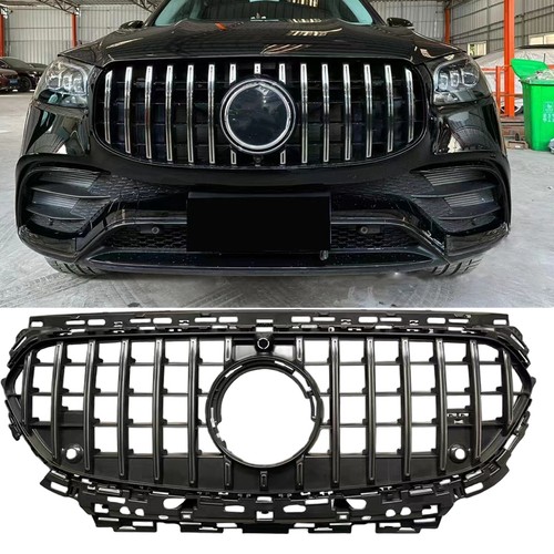 Silver front bumper grille - silver,