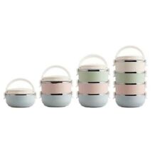 1/2/3/4 Layers Lunch Box Bento Thermal Insulated Food Container Warm Keeping Hot