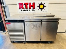 Foster ~ Double Solid Door Saladette Pizza Prep Counter Fridge Chiller ~ £625+V