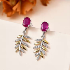 Burmese Ruby & Diamond 925