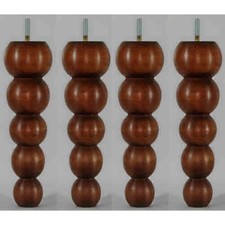 4 MODERN BOBBIN FURNITURE LEGS