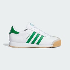 Adidas Samoa Boys White/green Trainers Size UK 4.5 /REF35