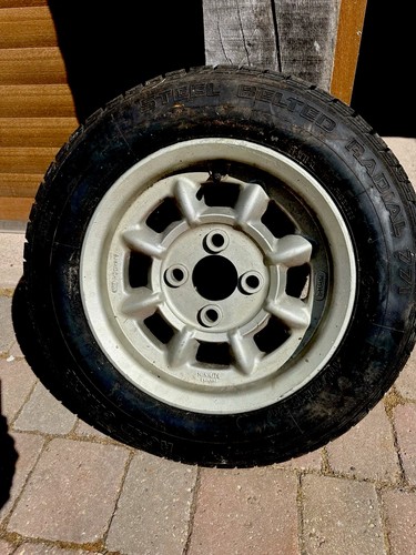 Minilite wheel and - wheel, tyre
