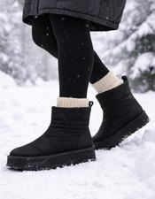 Ladies Fur Lined Snow Ankle