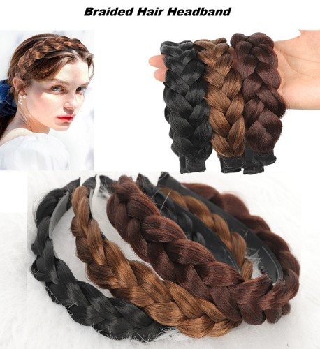 Braided hair headband womens - braided,
