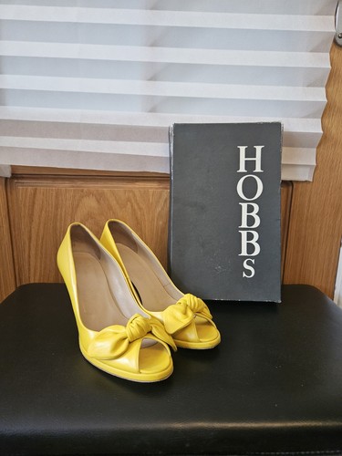 Hobbs yellow leather - hobbs, heels
