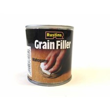 Mahogany Coloured Wood Grainfiller Filler Paste Rustins 230g For Wood Repairs