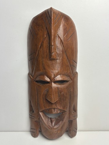 Wooden tribal carved - 12",