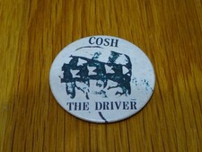 Rare Vintage 55mm Sex Pistols Cosh The Driver Punk Rock Music Band Badge