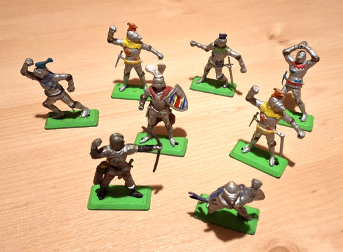 Britains 1971 deetail knights - britains,