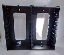 Dual Bay Plastic Mounting Bracket Frame Holder Modular Cassette Holder