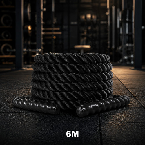 Battle rope workout cardio - 6m,