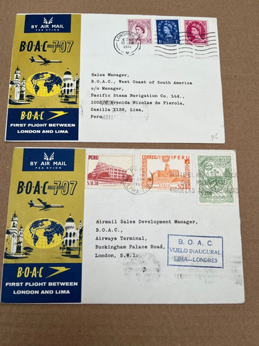 Boac 707 first - flight, flown