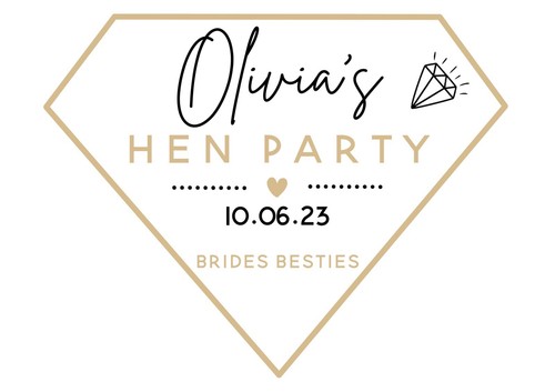 Personalised hen bridal - personalised,