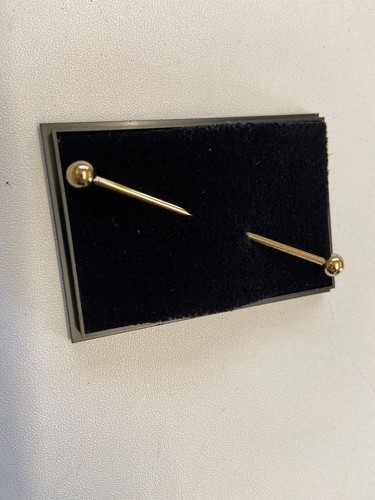 Stock pin gold tone - gold-tone, bar