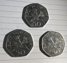 Three x  Guernsey 50p 1997, 2008 and 2012.