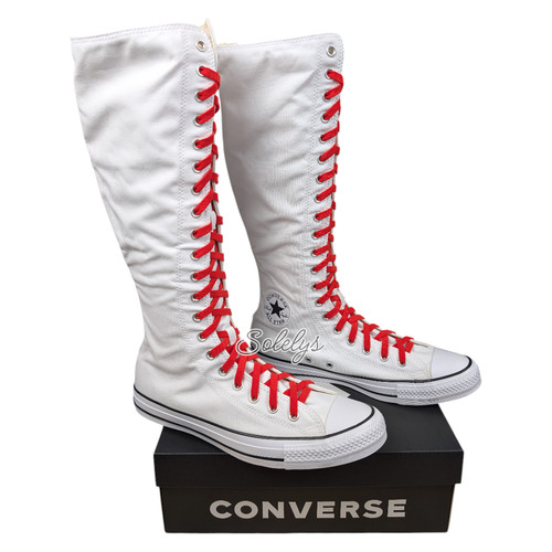 Converse xxhi white black red - white,
