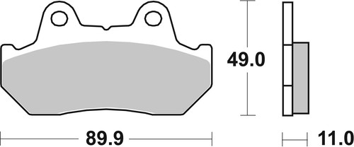 Brake pad set disc - set,,
