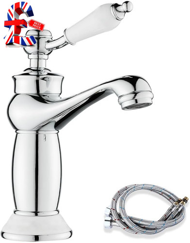 Retro bathroom sink - retro, tap