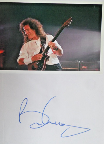 Brian may queen autographed - may, queen,