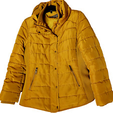 Laura Ashley, gold winter hoodie jacket, size12, shoulder17, chest41,und/sleev17