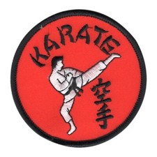 Martial Arts Embroidered Badge