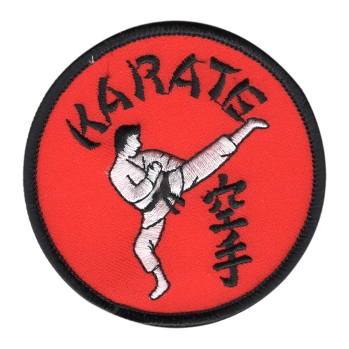 Martial arts embroidered badge - martial,