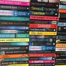 5 x Psychological Thriller Suspense Fiction Paperback Books Recent Titles