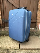 Blue Wheeled Suitcase By Fiord 22X15X10 Inches 