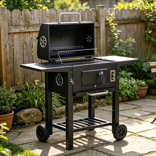 Large portable charcoal - charcoal, bbq
