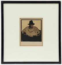 Sir William Nicholson (1872-1949) - Early 20th Century Lithograph, A Fisherman