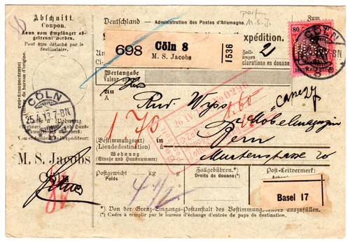 1913 germania with - 80, pf.