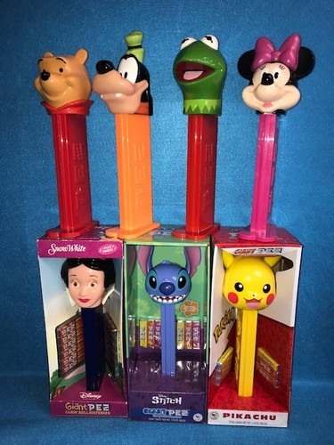 Lot giant pez dispensers - 7,