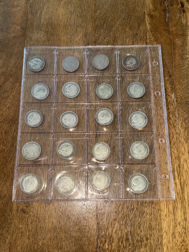 George silver shillings 1928 - v,