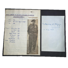 Signed Field-Marshall Viscount BERNARD LAW MONTGOMERY of ALAMEIN 1958 Autograph