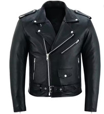 Real Leather Brando Biker