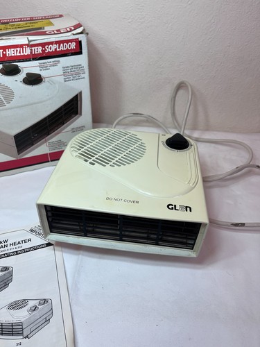 Glenn vintage fan heater - vintage,