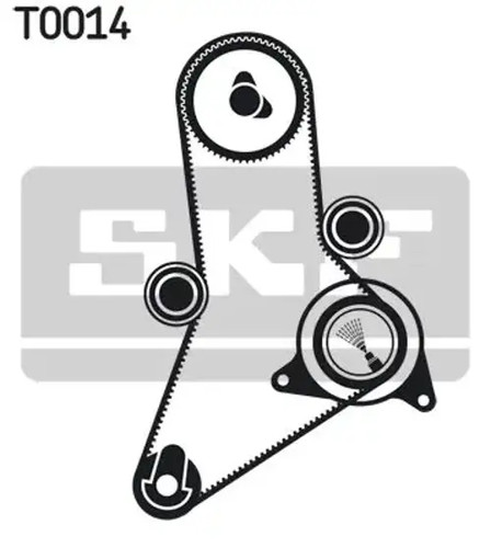 Timing belt kit with
