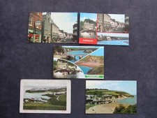 5 POSTCARDS OF CARDIGAN, HIGH