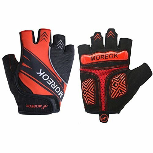 Reflective cycling gloves gel - ,