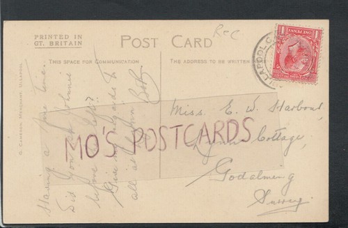 Genealogy postcard harbour - postcard,