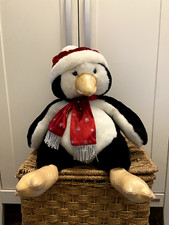 Large plush christmas penguin