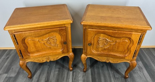 Pair bedside tables vintage - bedside,