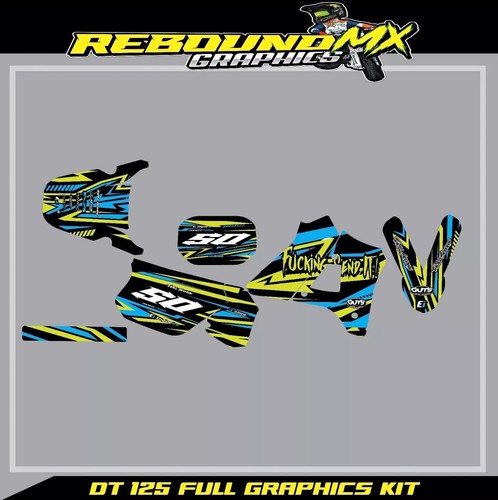 Yamaha dtr125 stickers dtr - stickers,