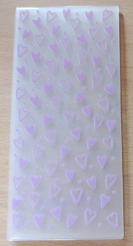 Gemini embossing folder hearts - gemini,