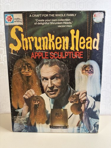 Vintage shrunken head - vintage, apple