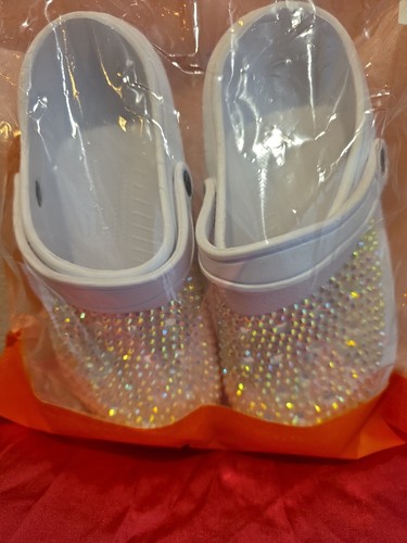 Women white bling size 11 - bling,