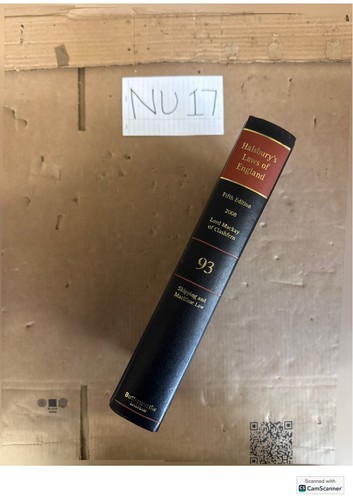 Halsbury laws england 5th - laws, of