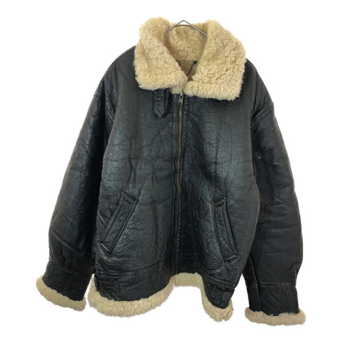 Flight leather jacket black - flight,